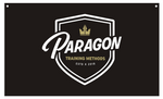 Paragon Training Methods Flag for garage, office, or gym.